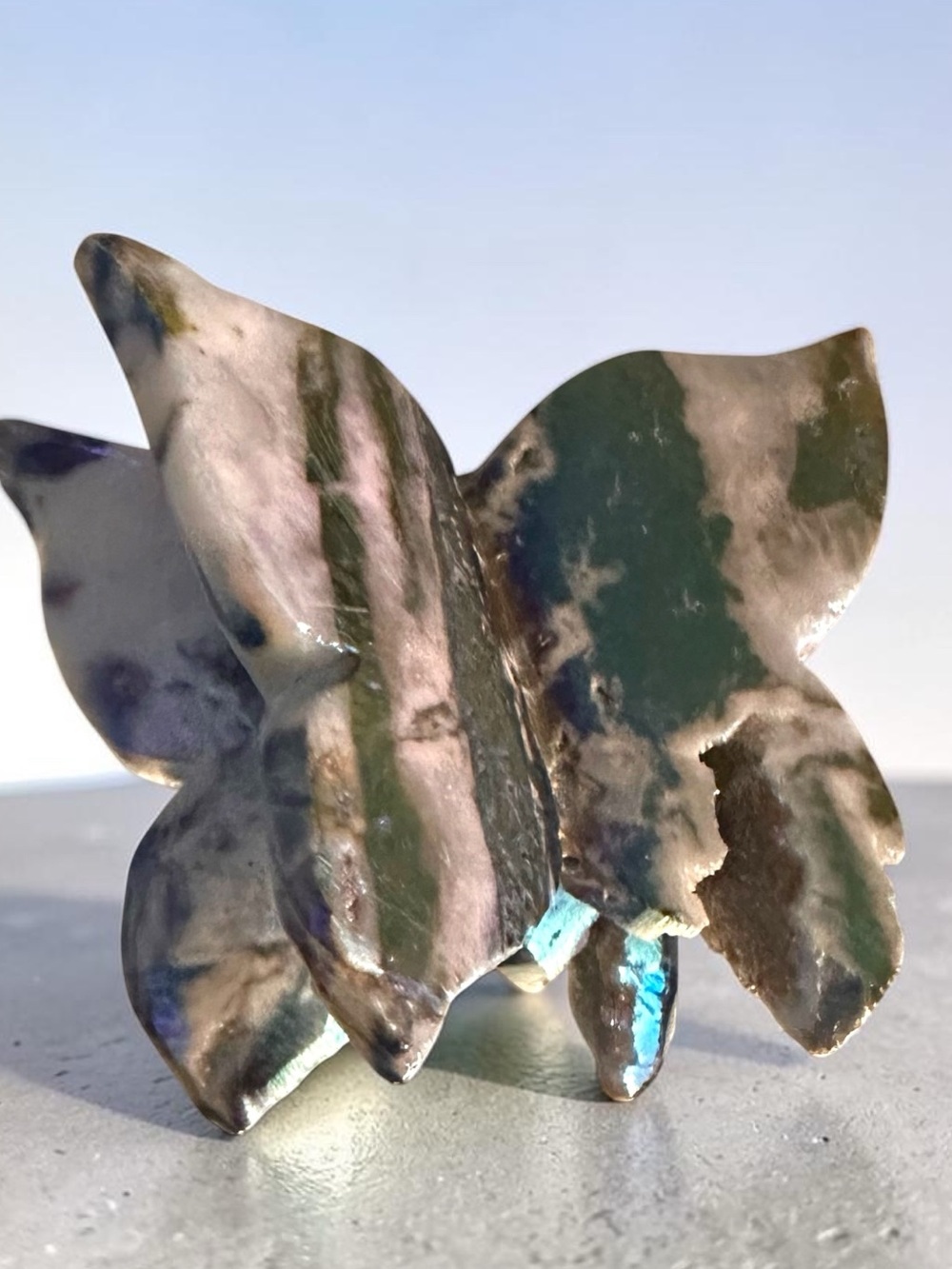 Aura Sphalerite Crystal Butterfly